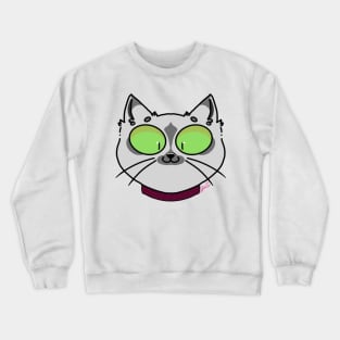 Big Eyed Catto Crewneck Sweatshirt